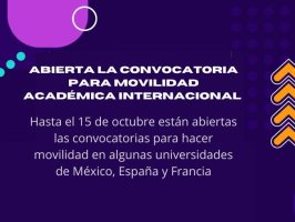 movilidades académicas internacionales
