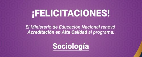 FELICITACIONES SOCIOLOGIA