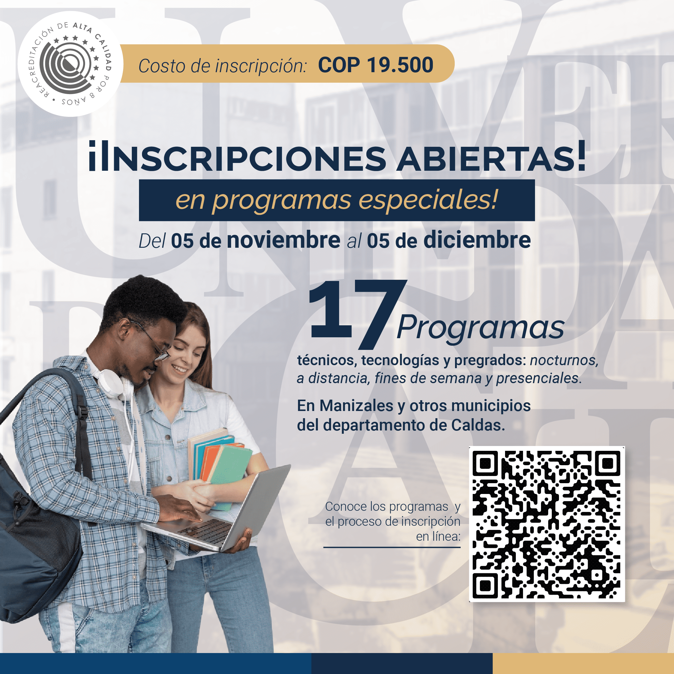 Inscripciones Abiertas - Programas Especiales 2025-1